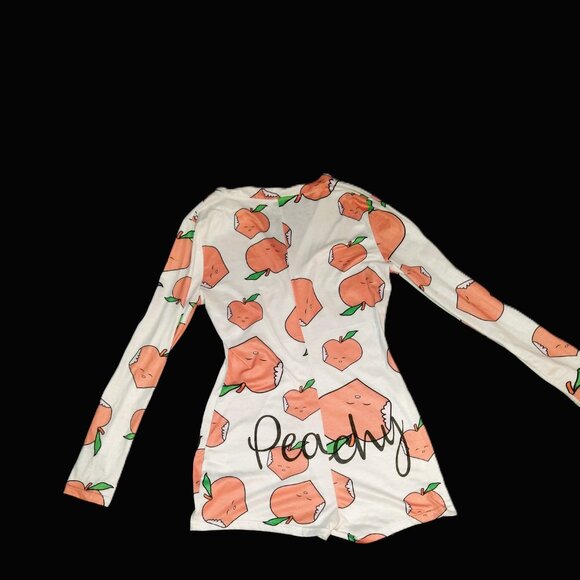 PrettyLittleThing Intimates & Sleepwear Peachy Romper Size Large - Picture 2 of 4